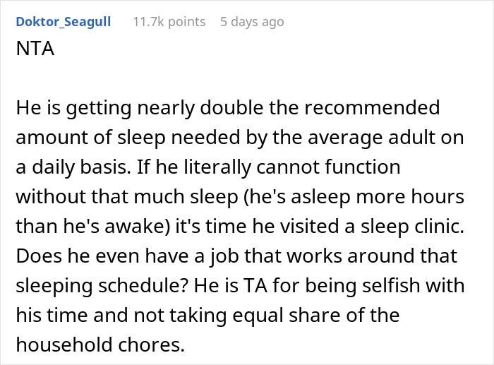 Girlfriend Is Confused Why Her BF Takes 4-Hour Naps, Begs Him To Help Her With Chores Girlfriend Is Confused Why Her BF Takes 4-Hour Naps, Begs Him To Help Her With Chores