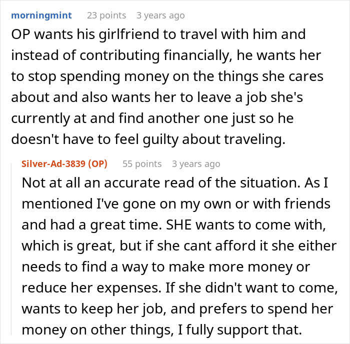 Guy Refuses To Pay For GF Of 5 Years And Goes On Vacation Without Her, Doesn’t Get Why She’s Mad Guy Refuses To Pay For GF Of 5 Years And Goes On Vacation Without Her, Doesn’t Get Why She’s Mad