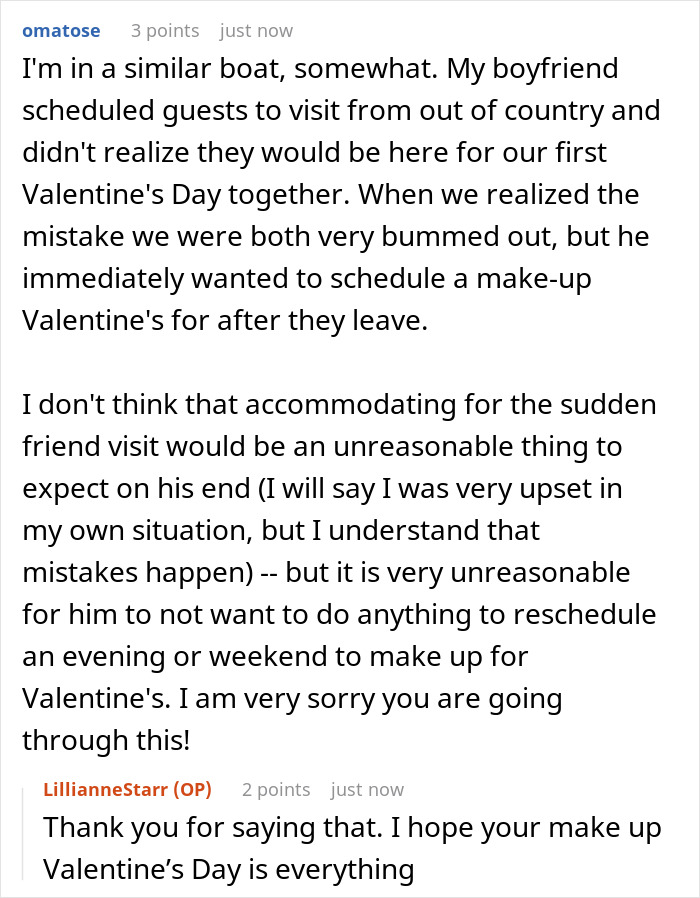 Woman Is Devastated After Her Boyfriend Puts His Friend Before Her On Valentine's Day Woman Is Devastated After Her Boyfriend Puts His Friend Before Her On Valentine's Day
