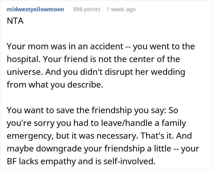 Bride Berates BFF For Answering An Emergency Call At Her ‘Unplugged Wedding’ Bride Berates BFF For Answering An Emergency Call At Her ‘Unplugged Wedding’