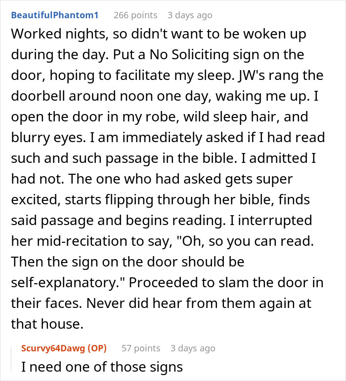 Man Comes Up With A Clever Way To Get Rid Of Jehovah's Witnesses After His Black Cat Comes Up Man Comes Up With A Clever Way To Get Rid Of Jehovah's Witnesses After His Black Cat Comes Up