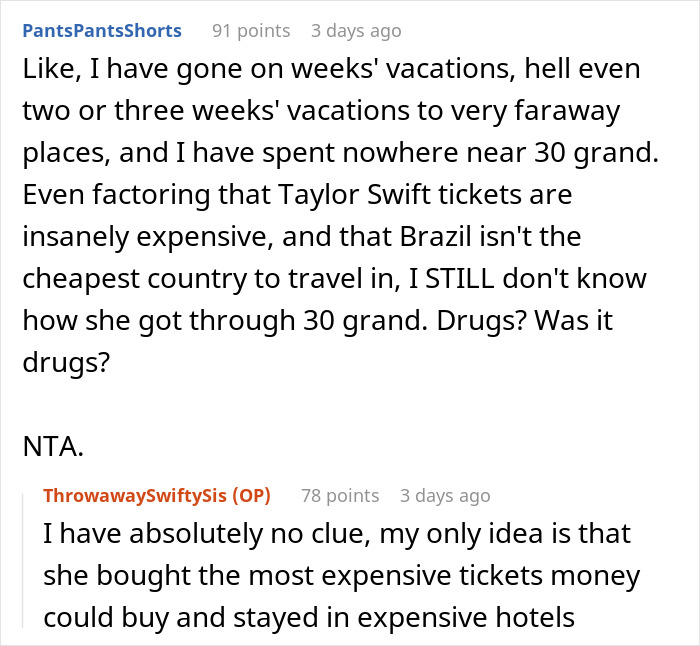 "The Police Were Called": Husband Is Furious To Learn Wife Spent $30k To See Taylor Swift