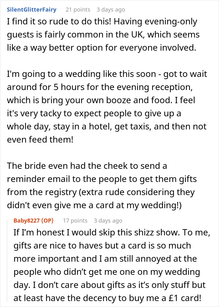 "Always Read The Wedding Invitation Small Print": 2 Guests Leave Wedding Mortified "Always Read The Wedding Invitation Small Print": 2 Guests Leave Wedding Mortified