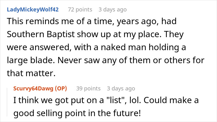 Man Comes Up With A Clever Way To Get Rid Of Jehovah's Witnesses After His Black Cat Comes Up Man Comes Up With A Clever Way To Get Rid Of Jehovah's Witnesses After His Black Cat Comes Up