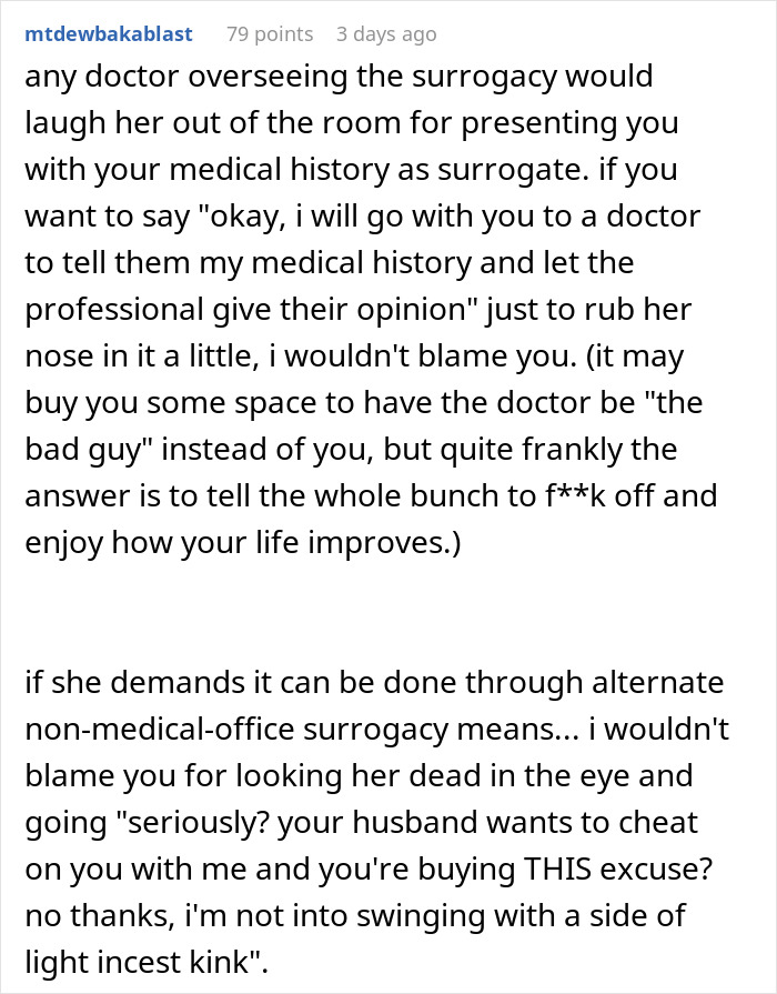 Family Screams At Woman After She Refuses To Be Her Spoiled Sister's Surrogate