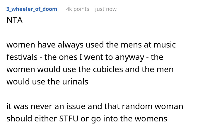 Man At Concert Uses Urinal Despite Women Being In The Bathroom, Is Lost When He&rsquo;s Called A Pervert