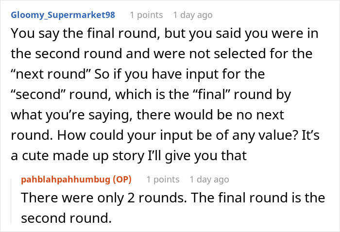 Person Reveals Interview Secrets To Applicant, Making Sure Candidate With Unfair Advantage Loses