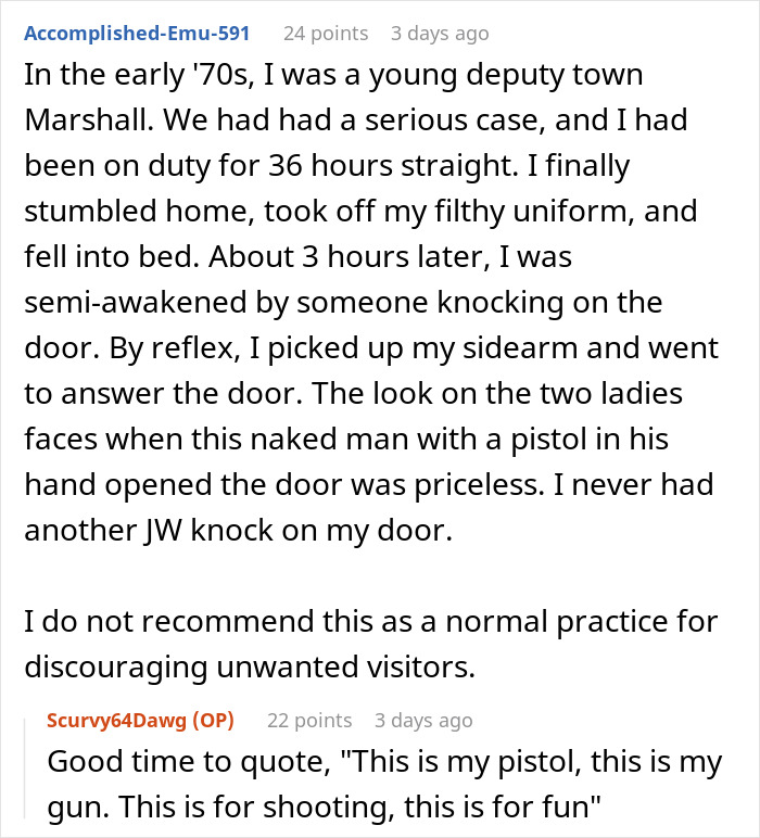 Man Comes Up With A Clever Way To Get Rid Of Jehovah's Witnesses After His Black Cat Comes Up Man Comes Up With A Clever Way To Get Rid Of Jehovah's Witnesses After His Black Cat Comes Up