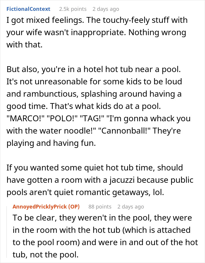 “AITA For Refusing To Stop Touching My Wife And Telling A Couple To Keep Their Kids In Check?” “AITA For Refusing To Stop Touching My Wife And Telling A Couple To Keep Their Kids In Check?”