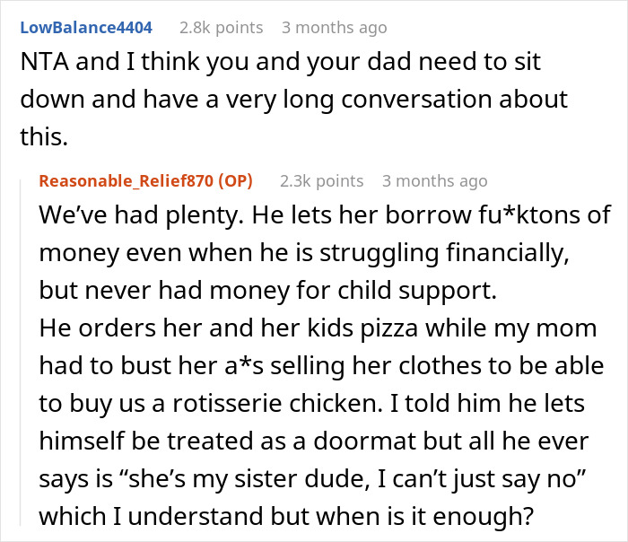 Aunt Racks Up $300 In Food, Is Shocked When She Hears They're Splitting The Bill Aunt Racks Up $300 In Food, Is Shocked When She Hears They're Splitting The Bill