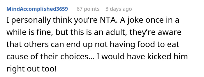 "AITA For Kicking Out My Son-In-Law For Bringing 'Salad' Like I Asked?"