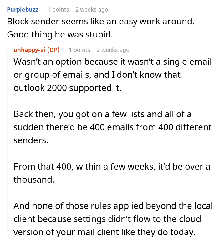 Boss Gives Employee 1 Out Of 5 Score In A Yearly Review For No Reason, Receives Petty Revenge