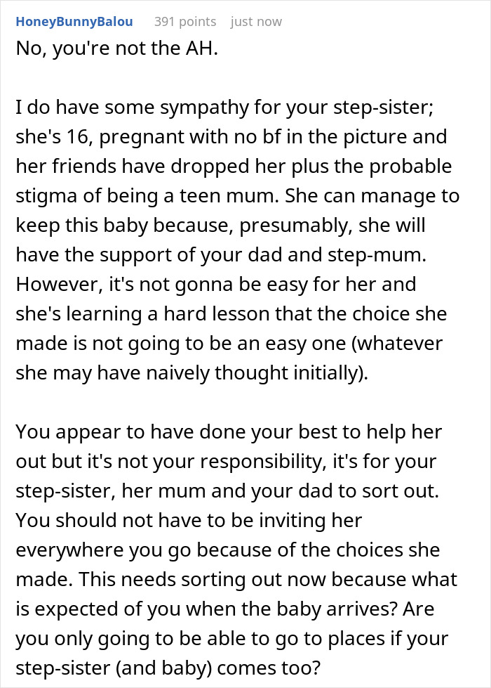 16 Y.O. Fed Up With Pregnant Teen Sister Clinging To Her All The Time, Parents Refuse To Understand 16 Y.O. Fed Up With Pregnant Teen Sister Clinging To Her All The Time, Parents Refuse To Understand