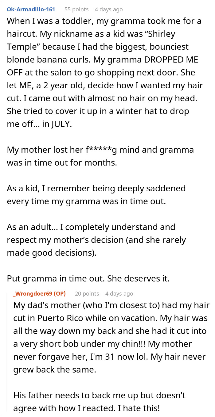 Woman Stops Talking To Her MIL After She Cuts All Of Her Son&rsquo;s Hair Off Without Permission