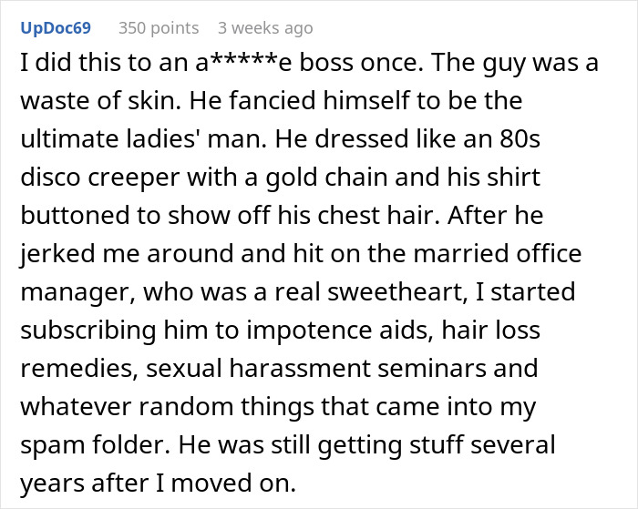 Boss Gives Employee 1 Out Of 5 Score In A Yearly Review For No Reason, Receives Petty Revenge