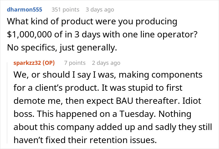 Employee Leaves Boss With No Instructions After They Got Demoted, Costs Them $1.3M