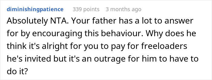 Aunt Racks Up $300 In Food, Is Shocked When She Hears They're Splitting The Bill Aunt Racks Up $300 In Food, Is Shocked When She Hears They're Splitting The Bill