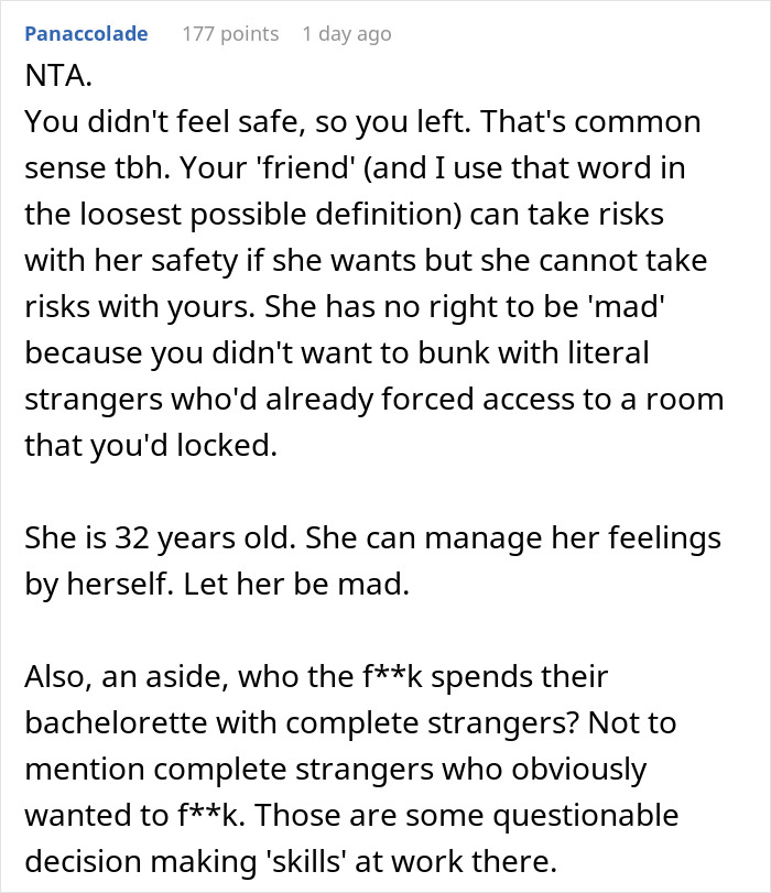 Woman Leaves Bachelorette Party Early, As She Feels Unsafe, Soon Her Suspicions Are Proved Right Woman Leaves Bachelorette Party Early, As She Feels Unsafe, Soon Her Suspicions Are Proved Right