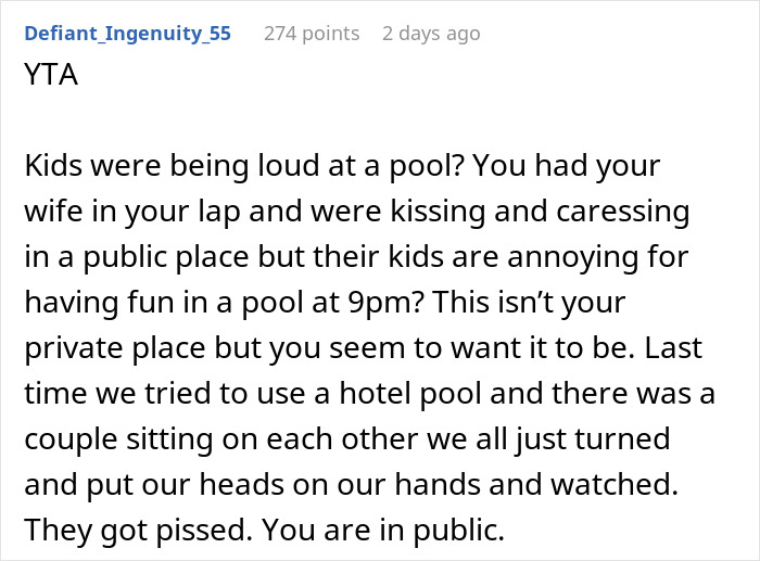 “AITA For Refusing To Stop Touching My Wife And Telling A Couple To Keep Their Kids In Check?” “AITA For Refusing To Stop Touching My Wife And Telling A Couple To Keep Their Kids In Check?”
