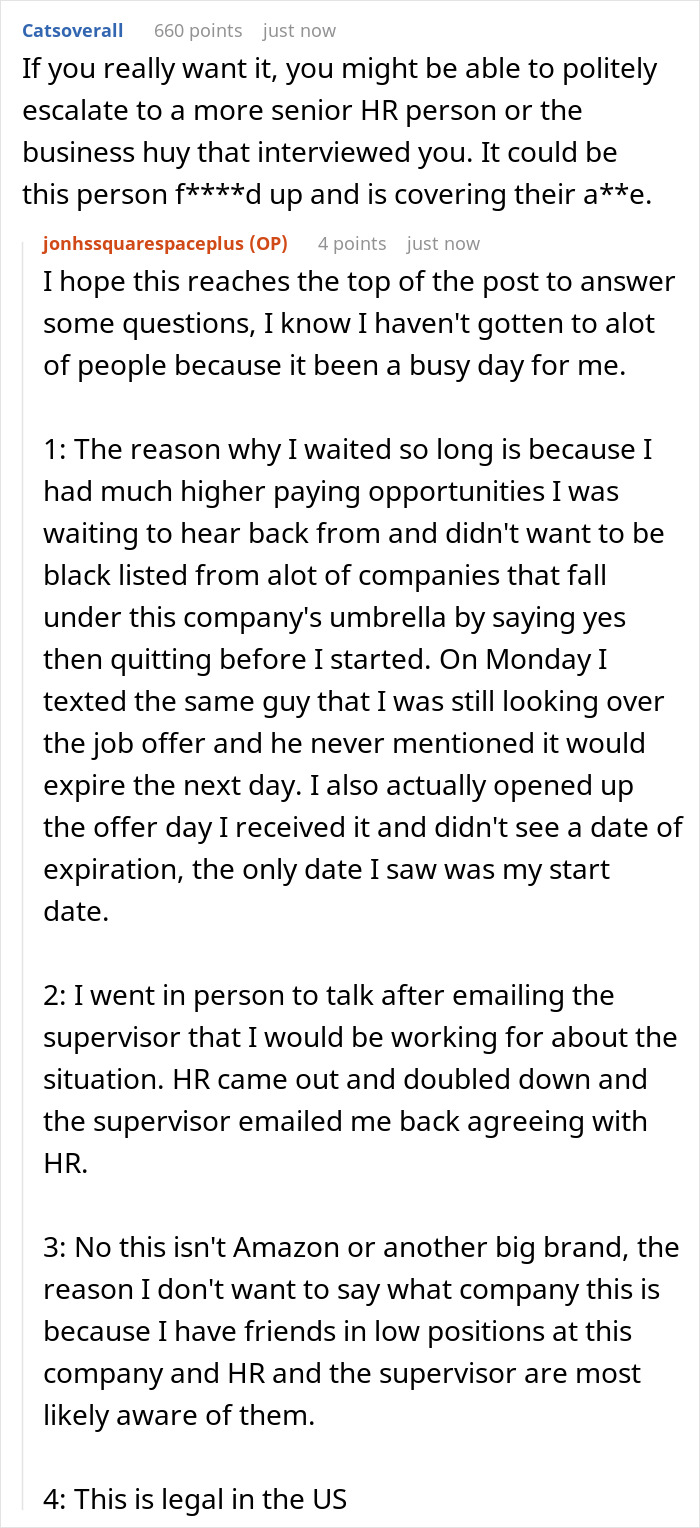 Candidate Fails To Confirm Job Offer As Term Specified In The Letter Apparently Included Holidays