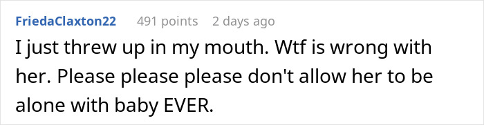 Woman Snatches Baby Away From MIL Who Tried To Breastfeed Him While She Was Showering