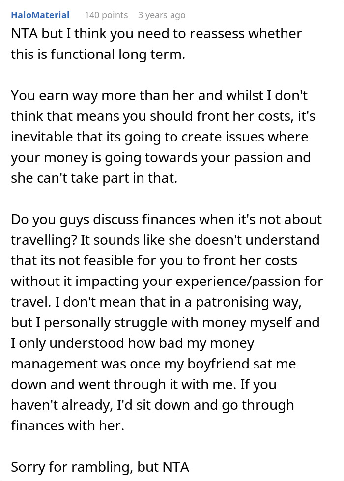 Guy Refuses To Pay For GF Of 5 Years And Goes On Vacation Without Her, Doesn’t Get Why She’s Mad Guy Refuses To Pay For GF Of 5 Years And Goes On Vacation Without Her, Doesn’t Get Why She’s Mad