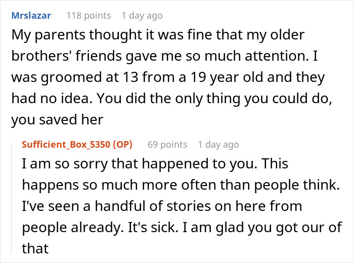 Woman Is Disgusted By Her 25 Y.O. Brother Dating A 16 Y.O., Decides To Uncover Their Secret Woman Is Disgusted By Her 25 Y.O. Brother Dating A 16 Y.O., Decides To Uncover Their Secret
