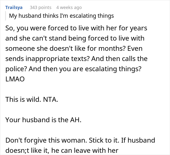 Woman’s MIL Flirts With Her Dad, Calls Cops On Him & His Wife After Her Intentions Are Exposed Woman’s MIL Flirts With Her Dad, Calls Cops On Him & His Wife After Her Intentions Are Exposed