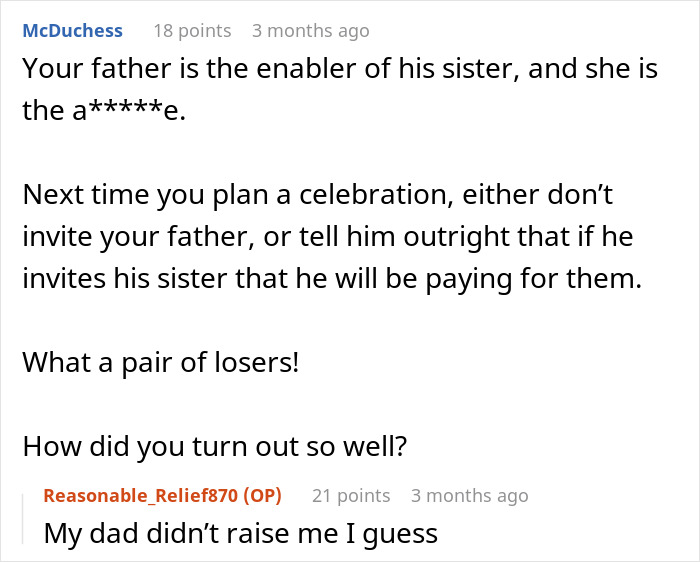 Aunt Racks Up $300 In Food, Is Shocked When She Hears They're Splitting The Bill Aunt Racks Up $300 In Food, Is Shocked When She Hears They're Splitting The Bill