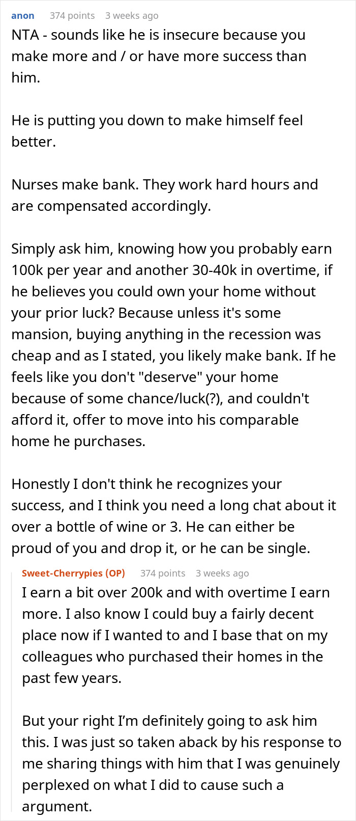 Woman Shocked At BF&rsquo;s Fit Over How She Afforded Her Home, Learns He&rsquo;s A &ldquo;Deluded&rdquo; Gold Digger