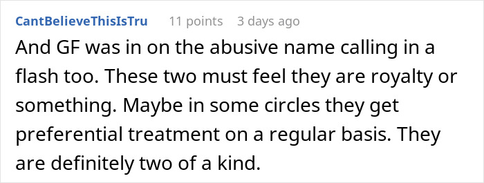 Man Puts Entitled Couple In Their Place, Resumes Enjoying His Chicken Wings 