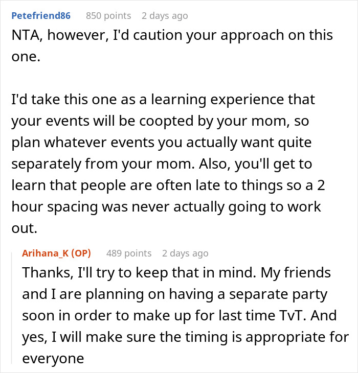 B-Day Girl Asks Mom Not To Invite Her Own Friends, She Does It Anyway And Ruins The Party B-Day Girl Asks Mom Not To Invite Her Own Friends, She Does It Anyway And Ruins The Party
