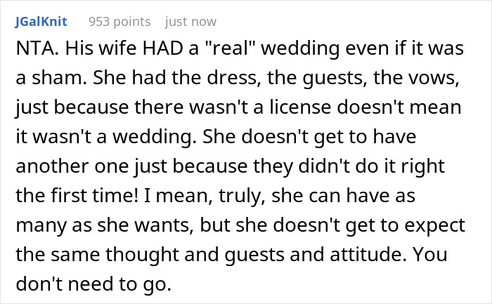 Person Gets Invited To Brother&rsquo;s 2nd Wedding, Says No After They Learn Truth About The 1st One