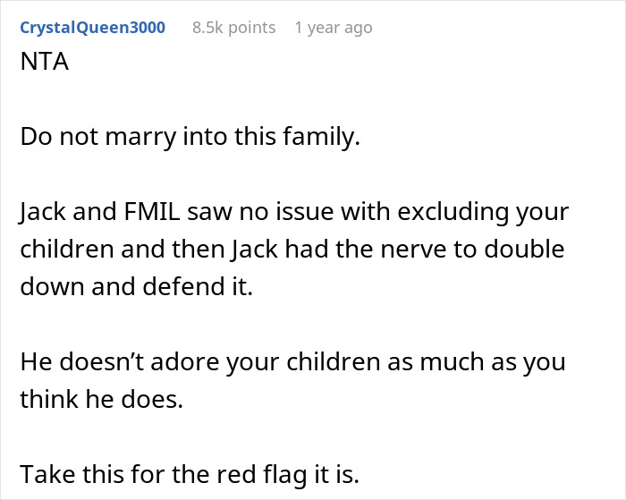 Woman Cancels Her Ticket And Leaves Family Vacation After Learning MIL Excluded Her Kids Only Woman Cancels Her Ticket And Leaves Family Vacation After Learning MIL Excluded Her Kids Only
