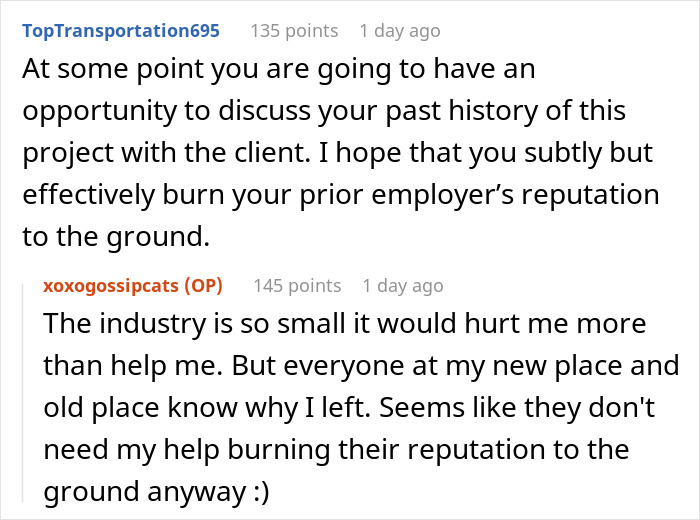 Woman Resigns After Being Removed From A Project, Watches Company Crumble Down At Her New Job