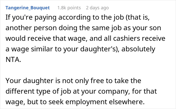 Woman Is Mad Brother Earns $10/h More Than She Does, Wants Parents To Make Up For It Woman Is Mad Brother Earns $10/h More Than She Does, Wants Parents To Make Up For It