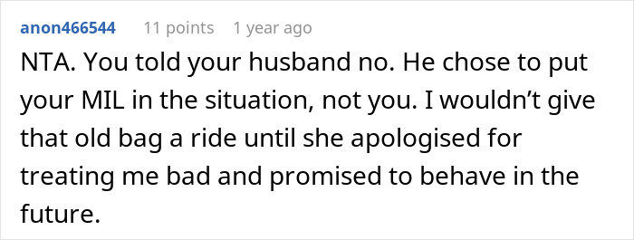 Woman Refuses To Downplay Her Boundary And Leaves MIL In A Parking Lot, Asks If She Was Wrong
