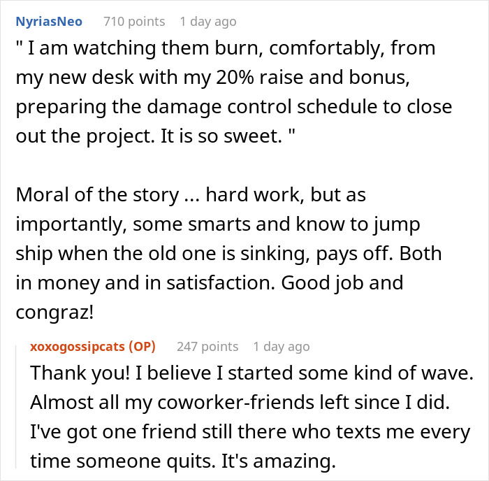 Woman Resigns After Being Removed From A Project, Watches Company Crumble Down At Her New Job