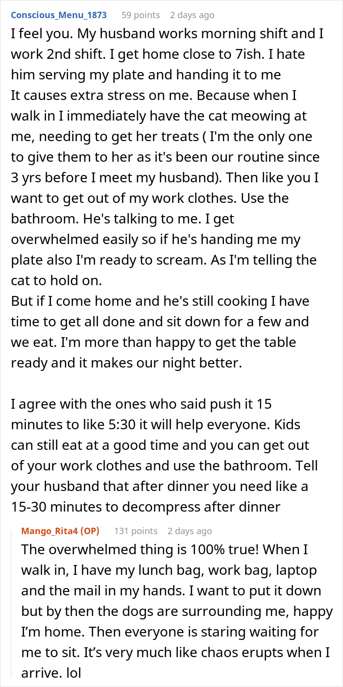Wife Is Sick And Tired Of Husband Serving Dinner As Soon As She Walks Through The Door Wife Is Sick And Tired Of Husband Serving Dinner As Soon As She Walks Through The Door