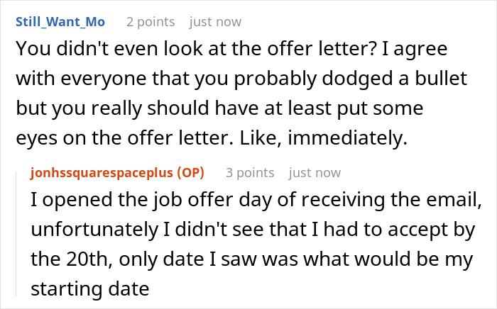 Candidate Fails To Confirm Job Offer As Term Specified In The Letter Apparently Included Holidays