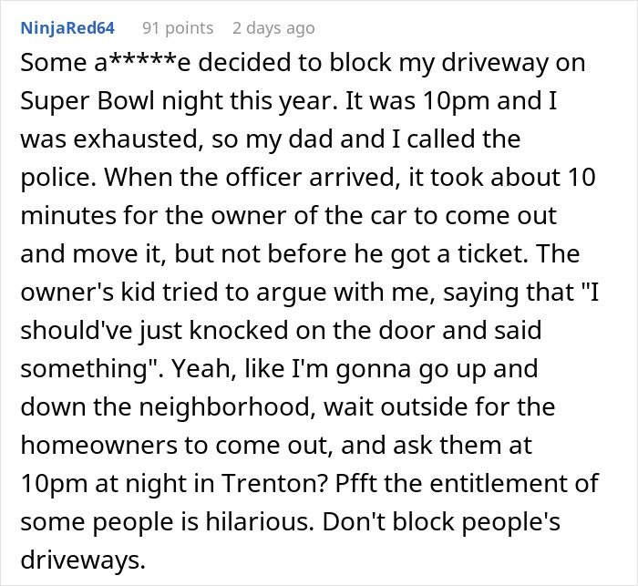 One Blocked Driveway Sets Off A Domino Effect, Leading To Thousands In Fines One Blocked Driveway Sets Off A Domino Effect, Leading To Thousands In Fines