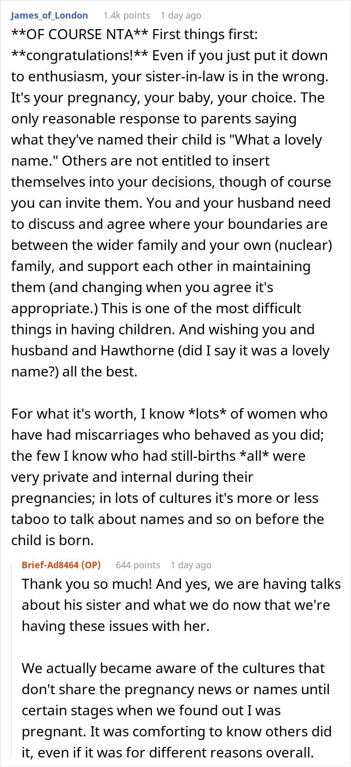 SIL Desperately Wants To Insert Herself Into Couple&rsquo;s Pregnancy, Rudely Says She Feels &lsquo;Cut Out&rsquo;