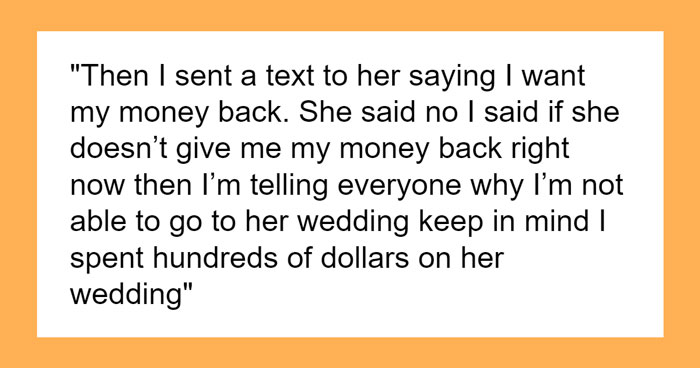 Woman Offended She Was Uninvited From Her Cousin’s Wedding With Her Ex, Tells Everyone About It