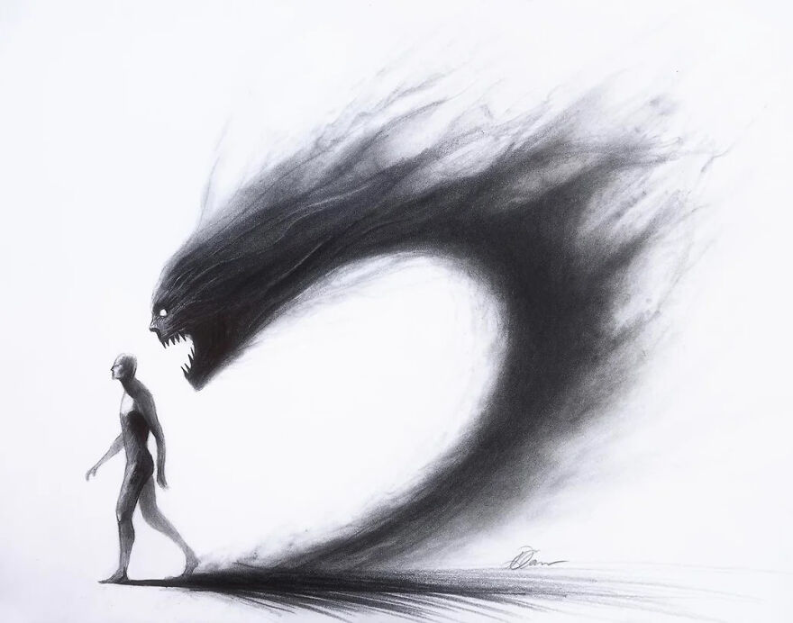 Just Finished This Drawing. What Would Be Your Interpretation Of It?