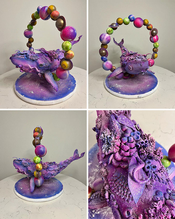 I Made A Space Whale Cake. Please Tell Me What You Think