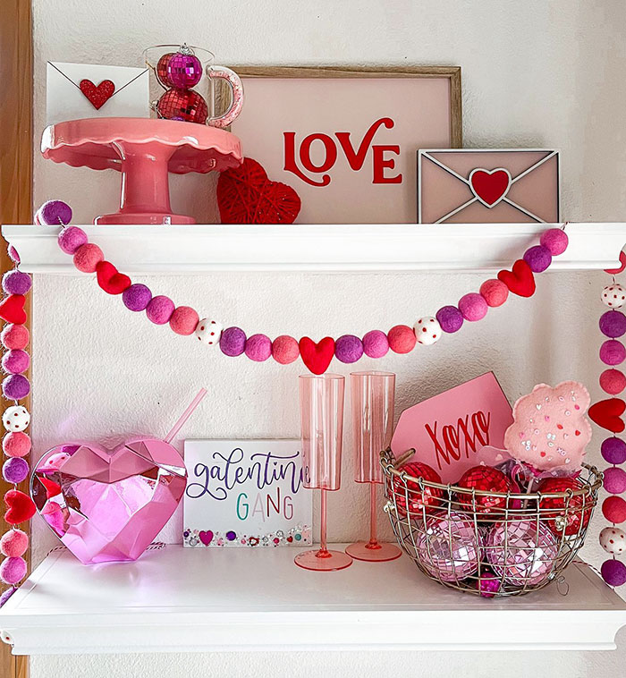 Starting To Slowly Decorate For Valentine's Day