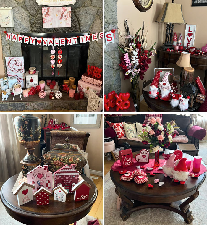 I've Never Decorated For Valentine's Day Before. I Don't Even Like Valentine's Day. But My Christmas Decorations Brought Me So Much Joy, So I Decided To Go For It