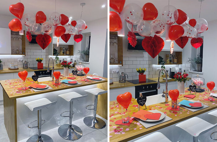 My Kitchen Decor For Valentine's. I Love It So Much