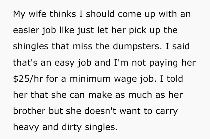 Woman Is Mad Brother Earns $10/h More Than She Does, Wants Parents To Make Up For It Woman Is Mad Brother Earns $10/h More Than She Does, Wants Parents To Make Up For It