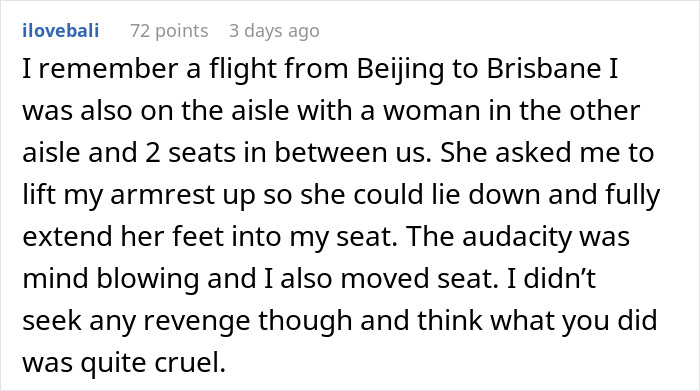 &ldquo;I Couldn&rsquo;t Believe The Temerity Of It&rdquo;: Guy Takes Revenge On Selfish Passenger